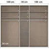 rauch Kleiderschrank »Scale«, 5-türig, Basic-Ausstattung, weiß