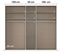 rauch Kleiderschrank »Scale«, 5-türig, Basic-Ausstattung, weiß
