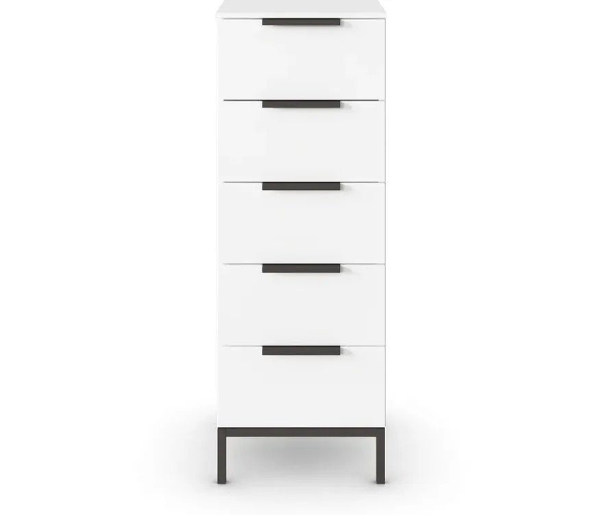rauch Kommode »Flipp« mit Fußgestell, 5 Schubladen, 40 cm, weiß