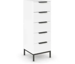 rauch Kommode »Flipp« mit Fußgestell, 5 Schubladen, 40 cm, weiß