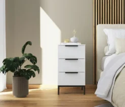 rauch Kommode »Flipp« mit Fußgestell, 3 Schubladen, 40 cm, weiß