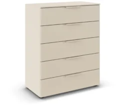 rauch Kommode »Flipp«, 5 Schubladen mit Soft-Close, beige/champagner
