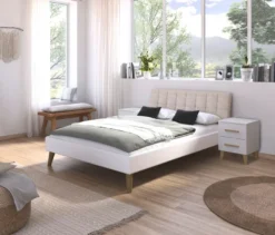 rauch Schlafzimmer-Set »Skandi« mit Bett, Nachttisch, Kleiderschrank und Kommode, weiß