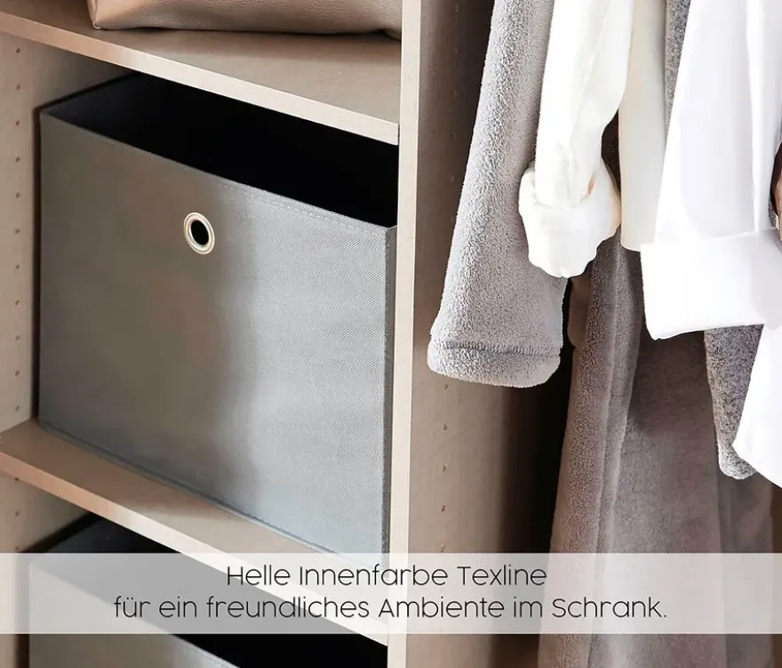 rauch Schlafzimmer-Set »Skandi« mit Bett, Nachttisch, Kleiderschrank und Kommode, weiß