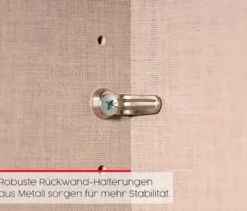 rauch Schrank »Skat Shine«, 3-türig mit Glasrahmentür, beige/champagner