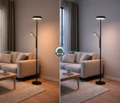 Reality LED-Stehleuchte »Palermo«, schwarz