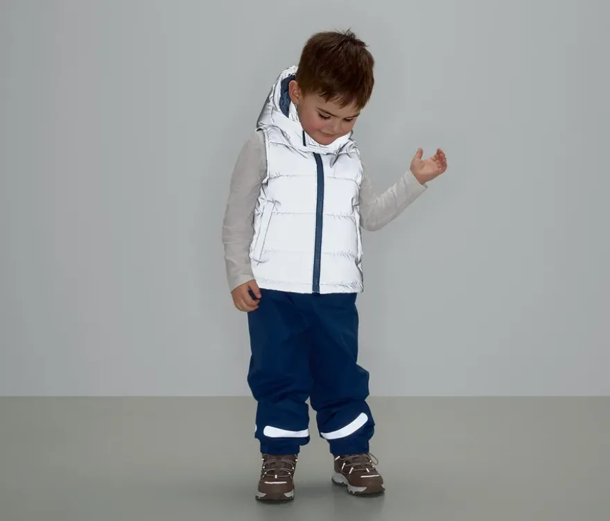 Reflektierende Kinder-Steppweste