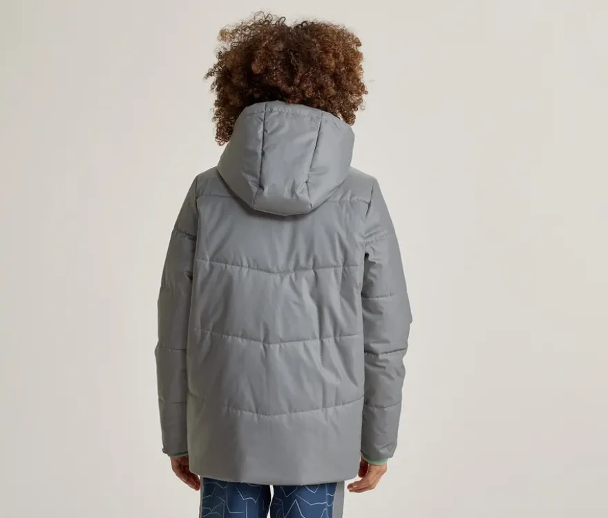 Reflektierende Kinder-Thermo-Steppjacke