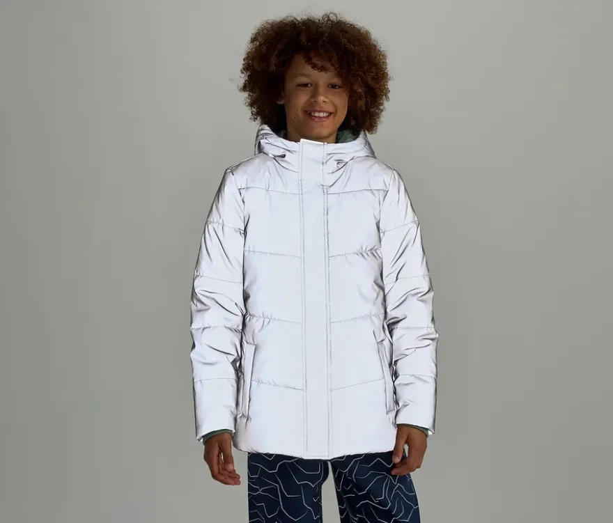 Reflektierende Kinder-Thermo-Steppjacke