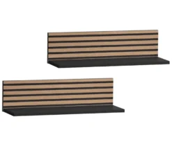 2 Regale »Ryker«, matt schwarz