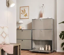 Regal Metall »CN3« mit 3 Klappenfächern