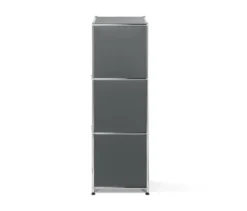 Regal Metall »CN3« mit 2 Klappenfächern, grau