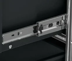 Regal Metall »CN3« mit 2 Klappenfächern und 2 Schubladen, schwarz