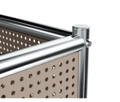 Regal Metall »CN3« mit 2 Klappenfächern, taupe