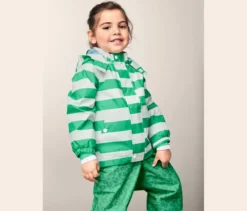 Regenjacke aus recyceltem Material
