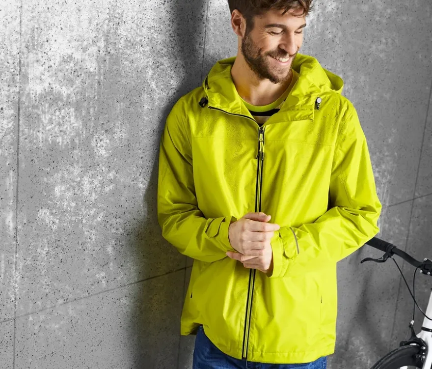 Regenjacke, gelb