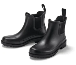Regenstiefeletten, schwarz