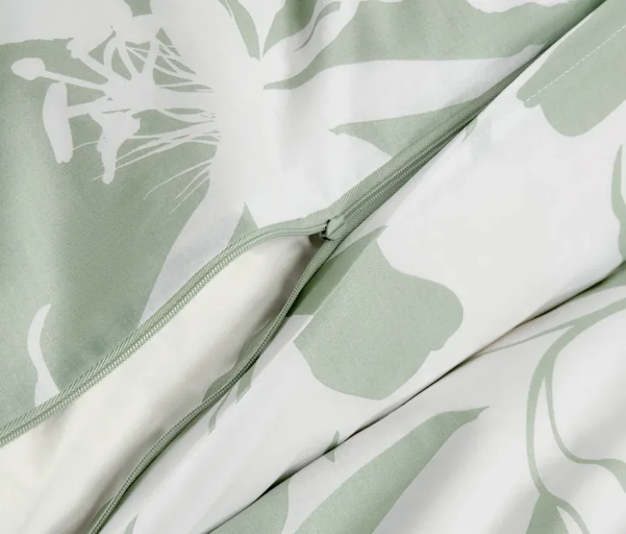 Renforcé-Bettwäsche, floral, Normalgröße