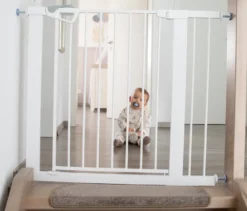 roba easySafe+ Tür-und-Treppen-Schutzgitter, weiß