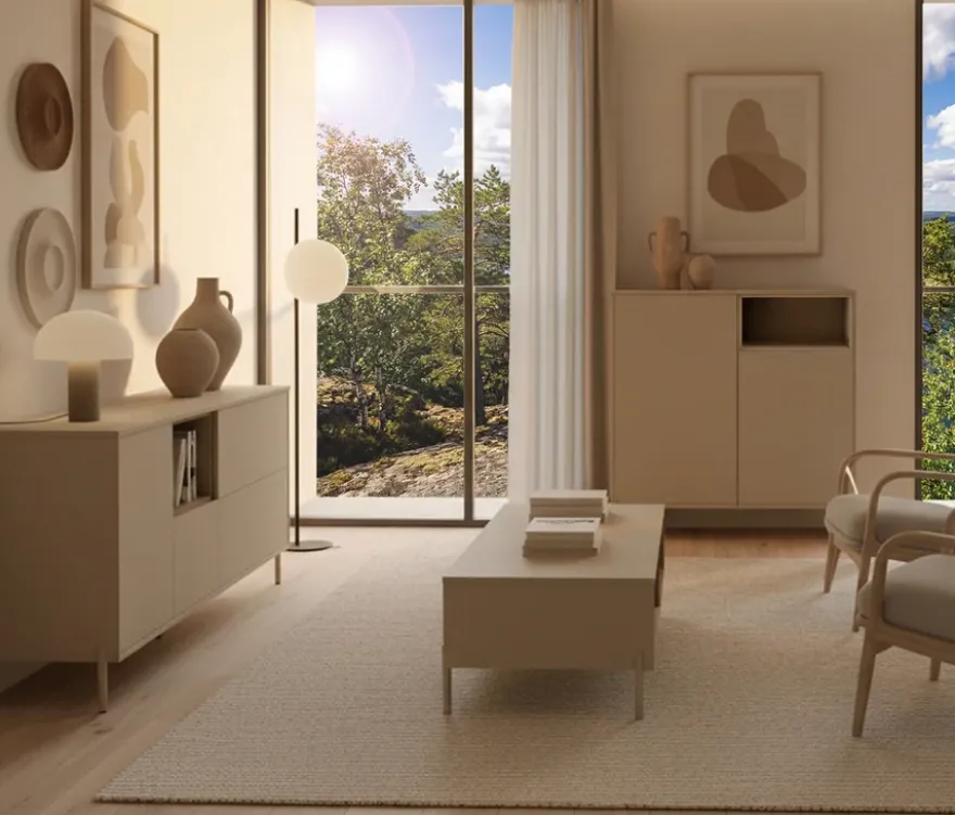 Roba Highboard »Hygge« mit 2 Türen, cashmere-weiß