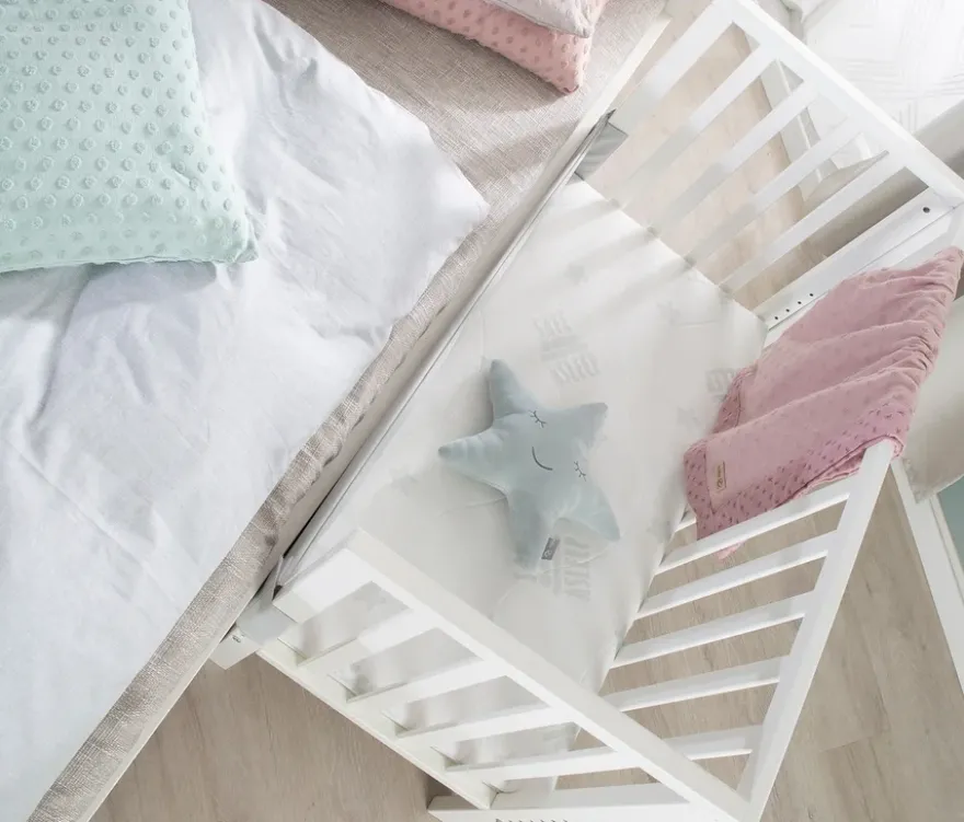 roba 2-in-1-Beistellbett »safe asleep®«, weiß