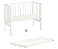 roba 2-in-1-Beistellbett »safe asleep®«, weiß