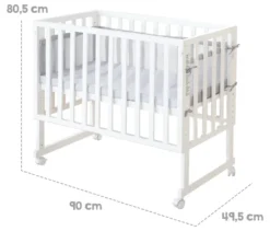 roba 3-in-1-Stuben-Beistellbett