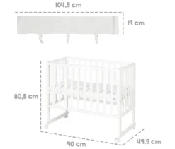 roba 3-in-1-Stuben-Beistellbett