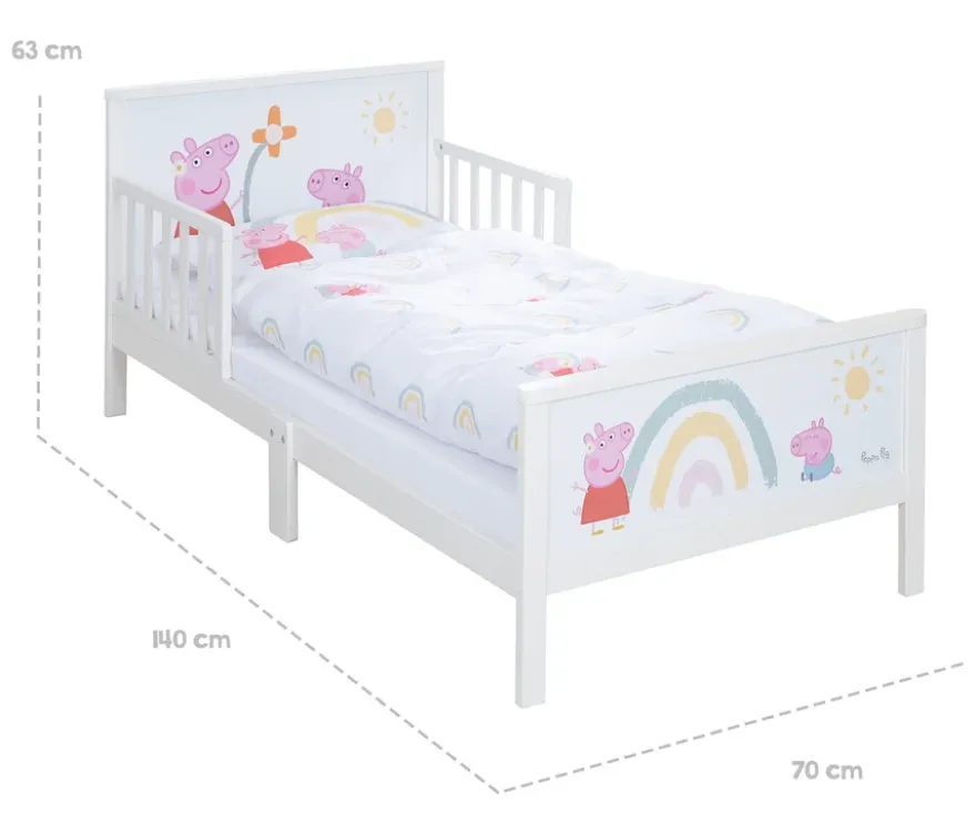 Roba Kinderbett »Peppa Pig«, 70 x 140 cm