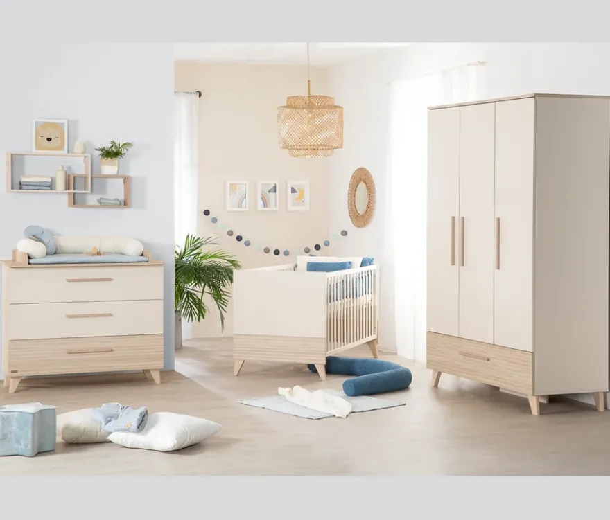 roba Kinder-Kleiderschrank »Sidney«, 3-türig, cashmere