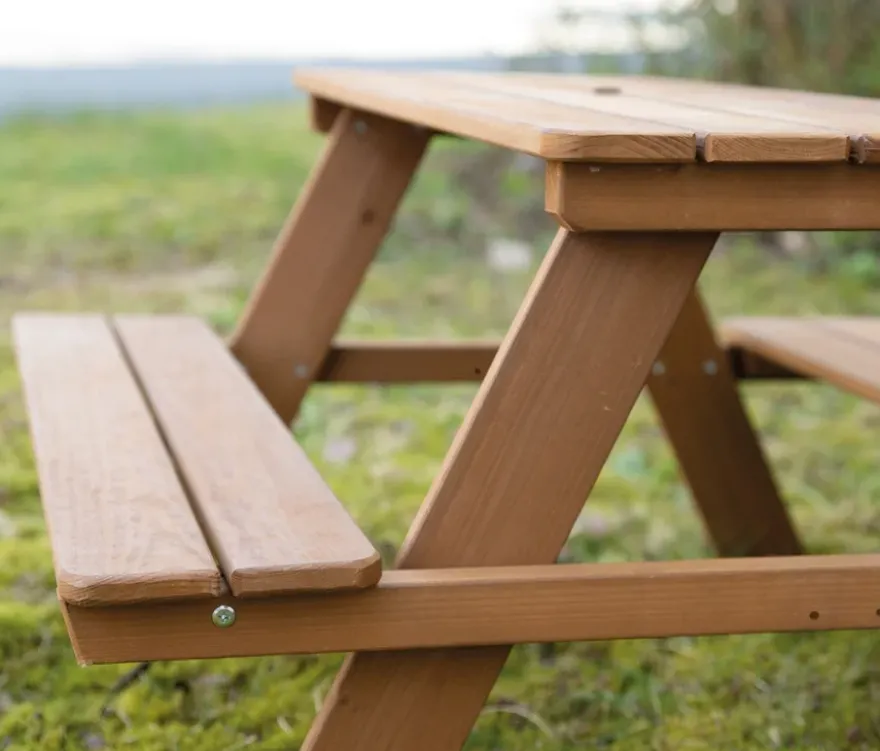 roba Kinder-Outdoor-Sitzgruppe »Picknick for 4«, Teakoptik