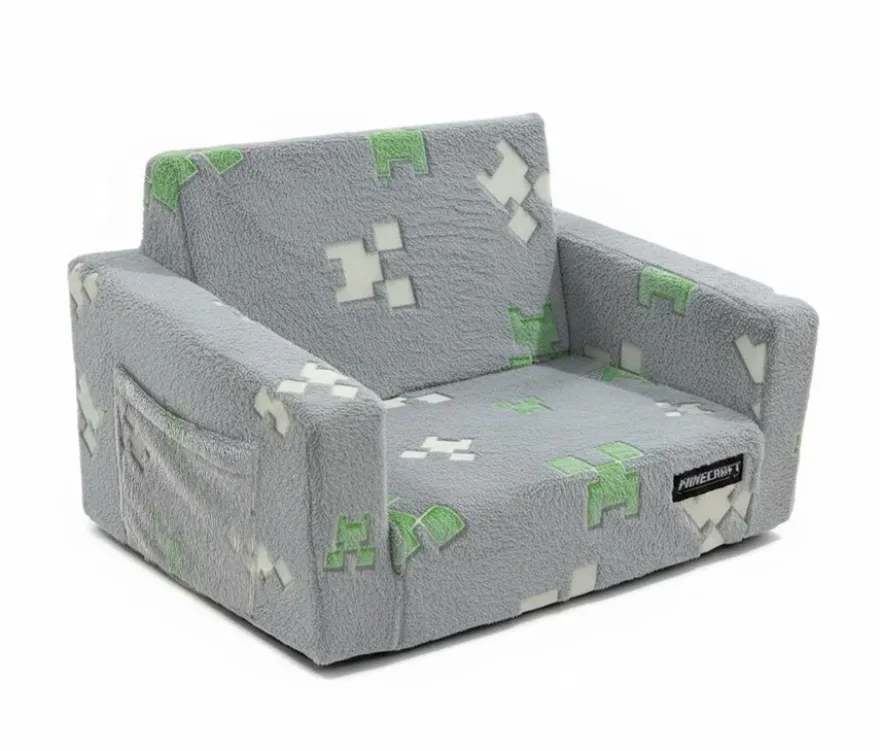 Roba Kindersessel »Minecraft« mit Schlaffunktion, Glow-in-the-Dark