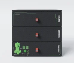 Roba Kommode »Minecraft« mit 3 Schubladen und LED-Beleuchtung