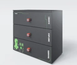 Roba Kommode »Minecraft« mit 3 Schubladen und LED-Beleuchtung