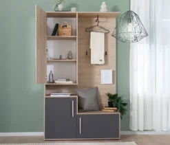 Roba Kompaktgarderobe »Entry«, anthrazit