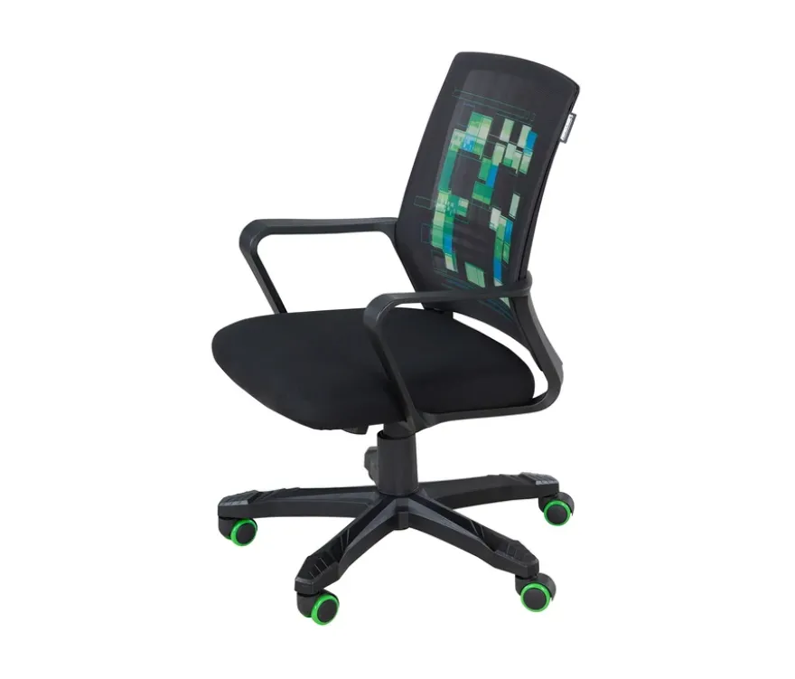 roba Minecraft Gaming-Stuhl, schwarz