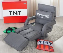 roba Minecraft Loungesessel mit Beinen und Armlehne