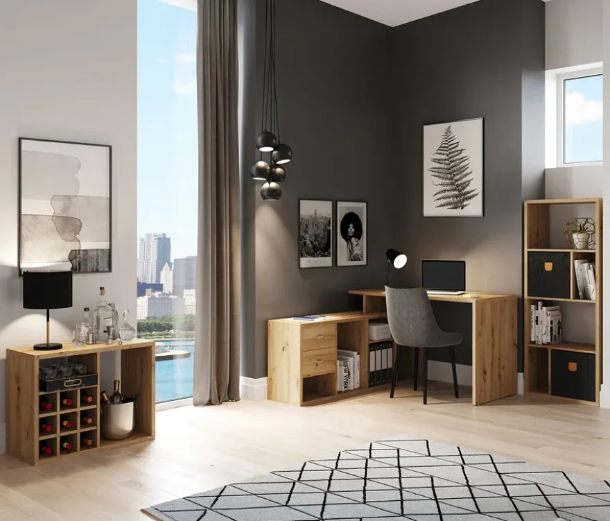 Roba Regal »Fortuna« mit 6 Fächern, Artisan-Eichenoptik