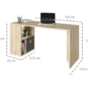 Roba Set »Fortuna«,  Beistelltisch und Schreibtisch, Artisan-Eiche