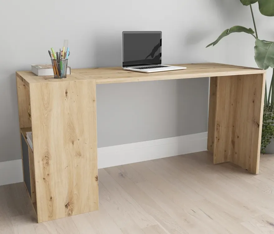 Roba Set »Fortuna«, Beistelltisch und Schreibtisch, Artisan-Eiche