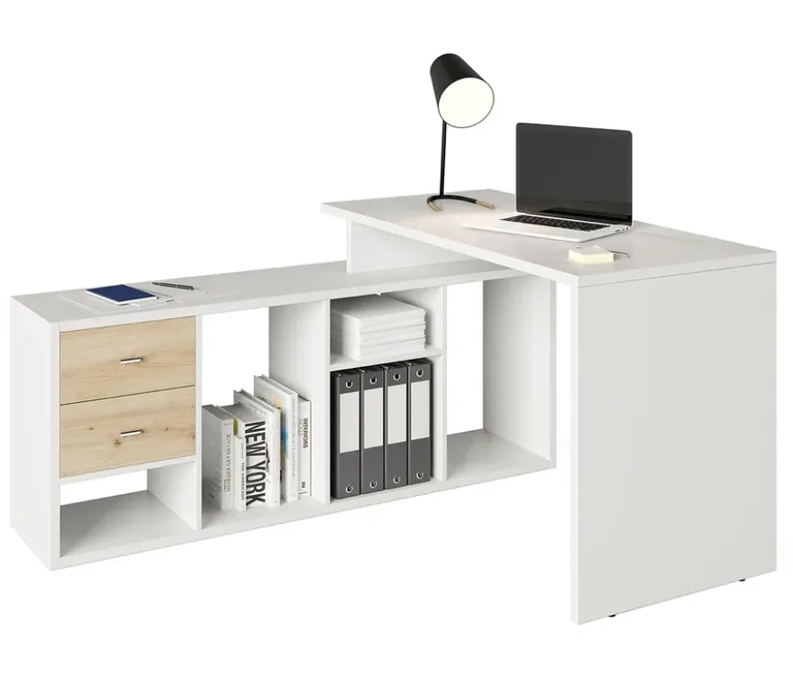 Roba Set, Regal mit Schreibtisch, weiß
