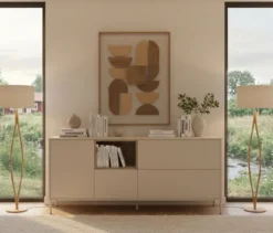 Roba Sideboard »Hygge« mit 1 Tür, cashmere-weiß