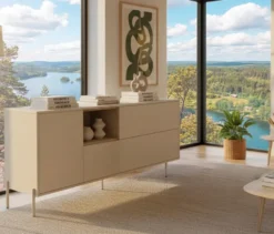 Roba Sideboard »Hygge« mit 1 Tür, cashmere-weiß