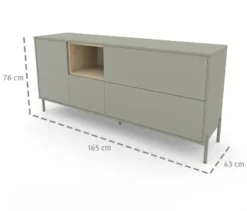 Roba Sideboard »Hygge« mit 1 Tür, salbeigrün