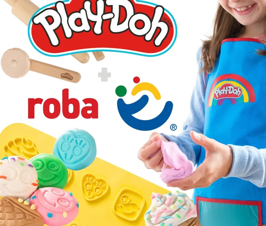 roba x Play-Doh Schulpult mit Zubehör