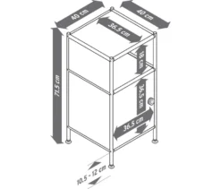 Rollcontainer Metall »CN3 Kids«, hellgrau