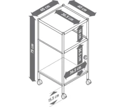 Rollcontainer Metall »CN3 Kids«, hellgrau