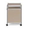 Rollcontainer Metall »CN3« mit 1 Klappenfach, taupe
