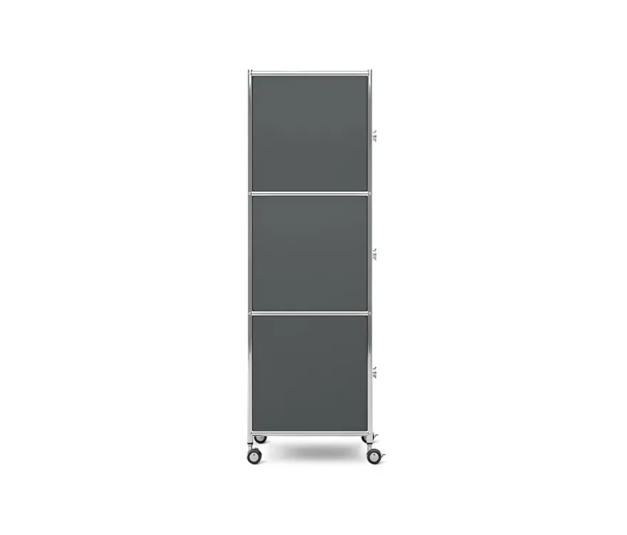Rollcontainer Metall »CN3« mit 3 Türen, grau