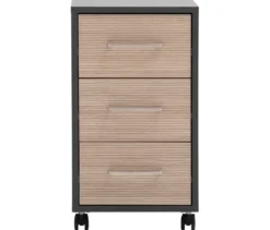 Rollcontainer »Metz«, anthrazit/canello